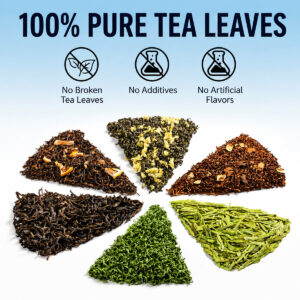 Whole Leaf Tea Bags – Hot & Cold Brew, Sugar Free