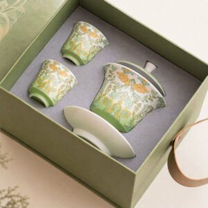 Porcelain Gaiwan Tea Set