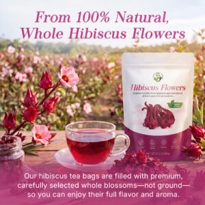 Natural Hibiscus Flowers Herbal Tea