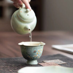 Gardenia Petal High Footed Cup