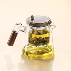 Glass Tea Set with Tea-Water Separation
