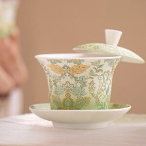 Porcelain Gaiwan Tea Set