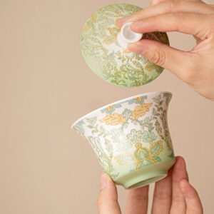 Porcelain Gaiwan Tea Set