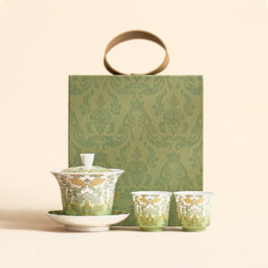 Porcelain Gaiwan Tea Set