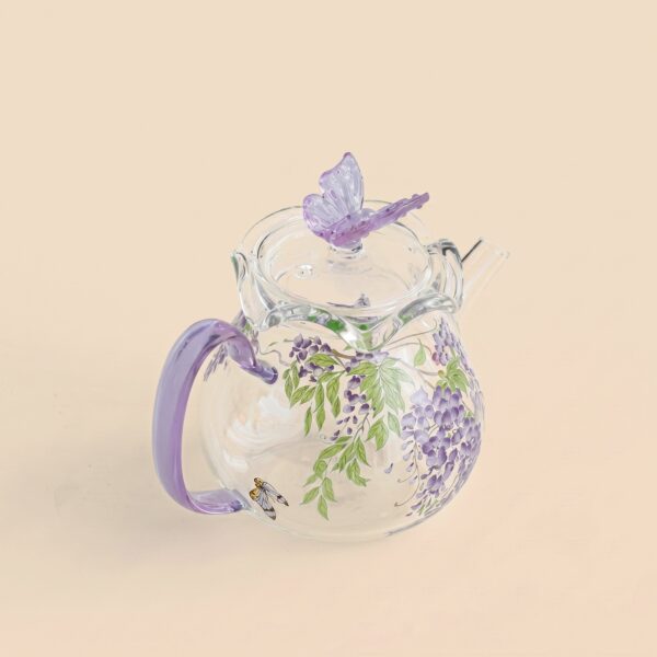 Wisteria Glass Teapot