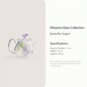Wisteria Glass Teapot
