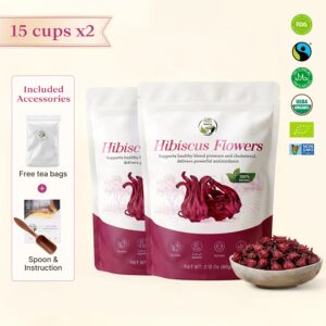 Natural Hibiscus Flowers Herbal Tea