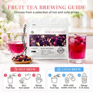 Rose Cranberry Fruit Tea