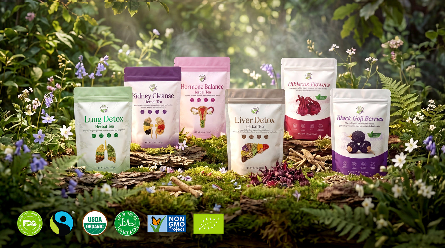 iTree Vital Tea wellness herbal tea collection